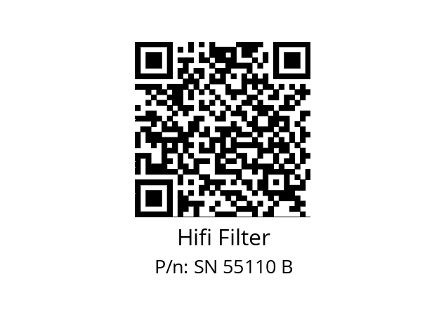   Hifi Filter SN 55110 B