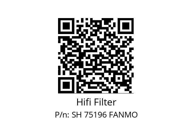   Hifi Filter SH 75196 FANMO