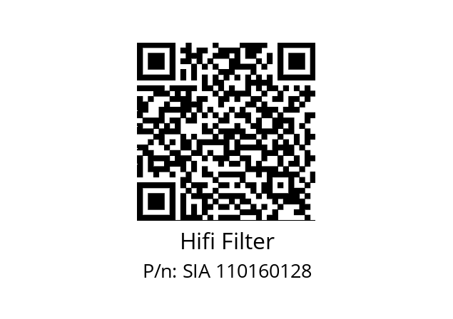   Hifi Filter SIA 110160128