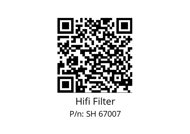   Hifi Filter SH 67007