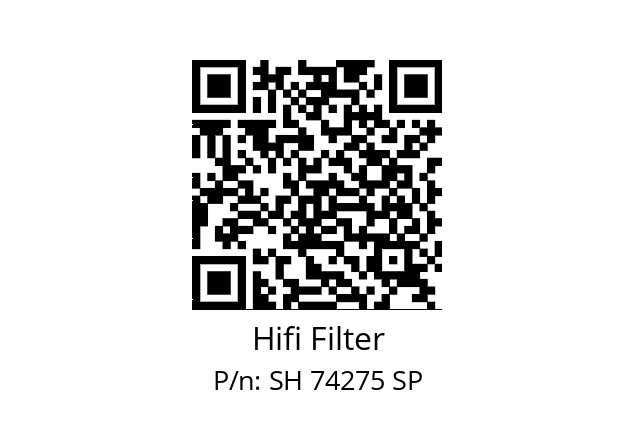   Hifi Filter SH 74275 SP