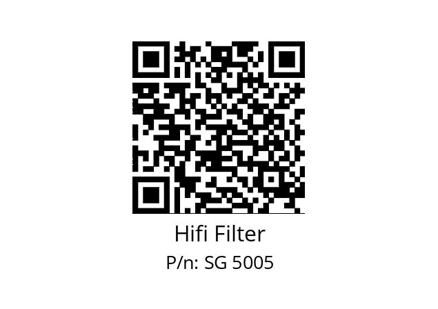   Hifi Filter SG 5005