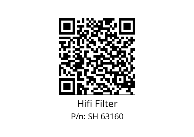   Hifi Filter SH 63160