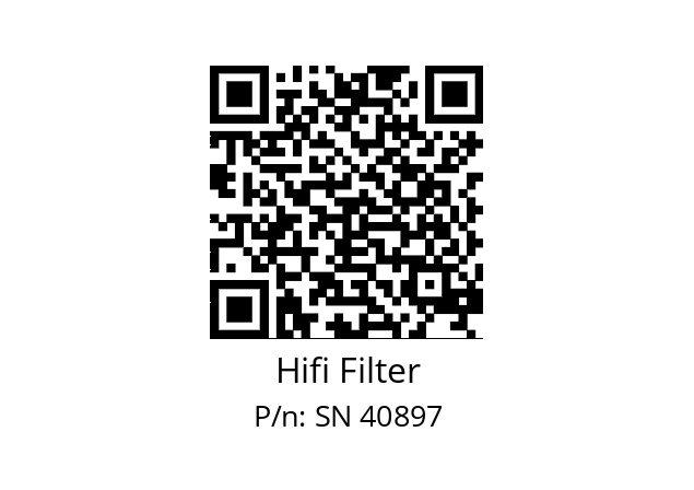   Hifi Filter SN 40897