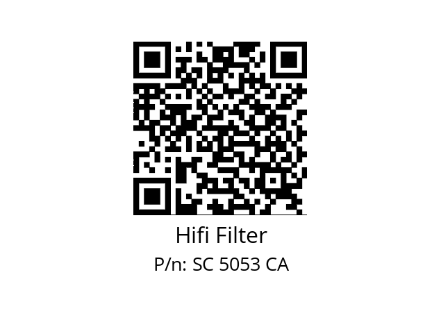   Hifi Filter SC 5053 CA