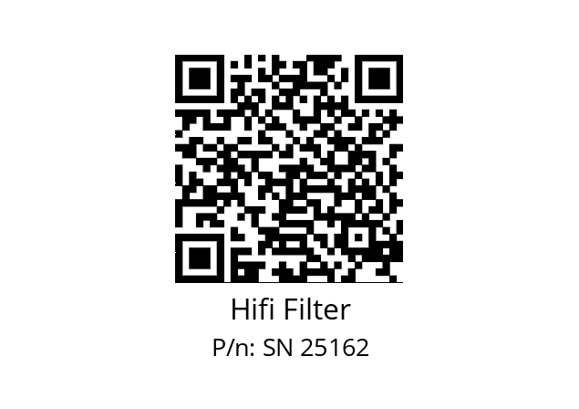   Hifi Filter SN 25162