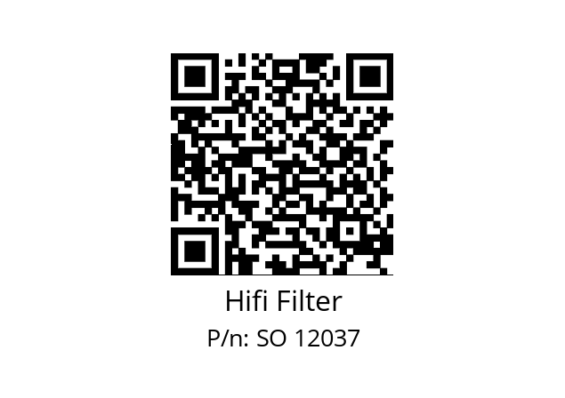   Hifi Filter SO 12037