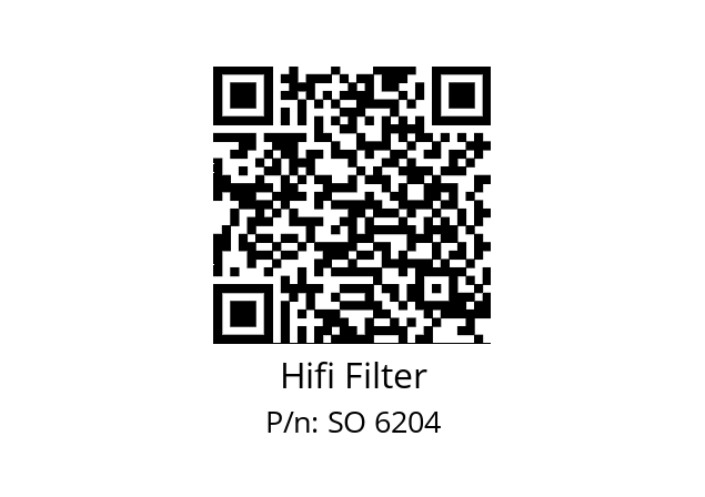   Hifi Filter SO 6204