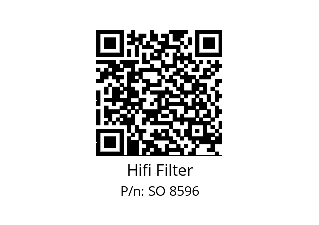   Hifi Filter SO 8596