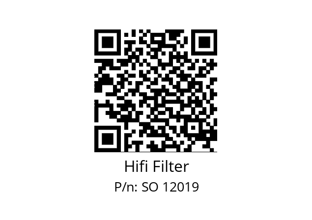   Hifi Filter SO 12019