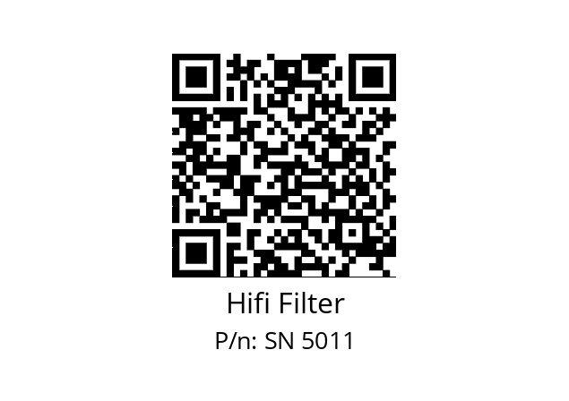   Hifi Filter SN 5011