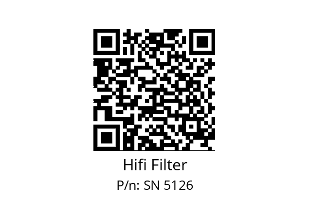   Hifi Filter SN 5126