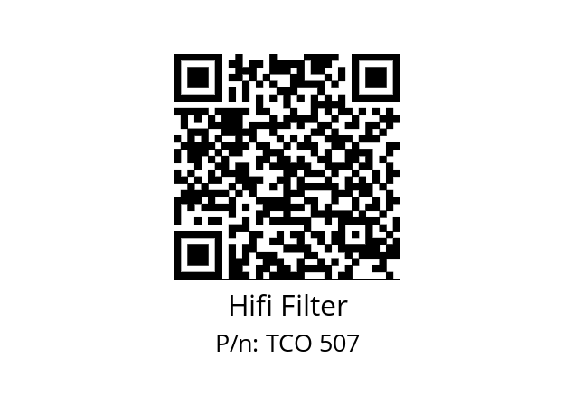   Hifi Filter TCO 507