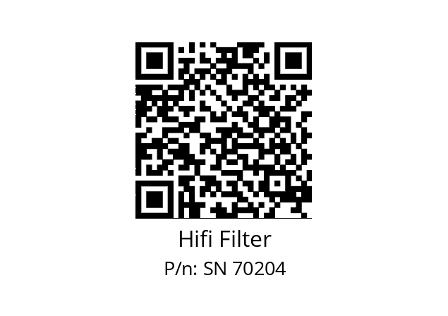   Hifi Filter SN 70204