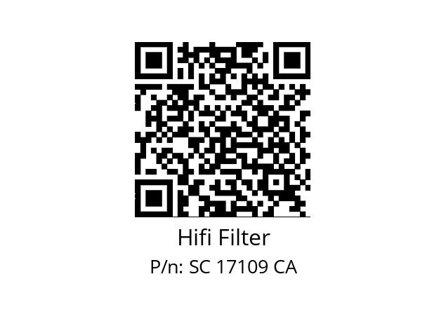   Hifi Filter SC 17109 CA