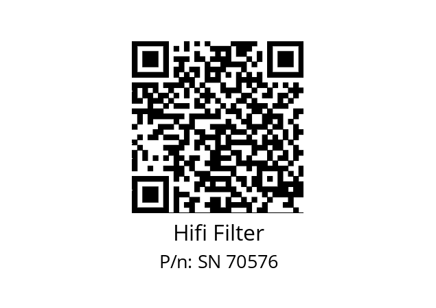   Hifi Filter SN 70576