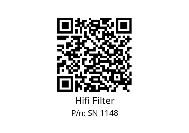   Hifi Filter SN 1148