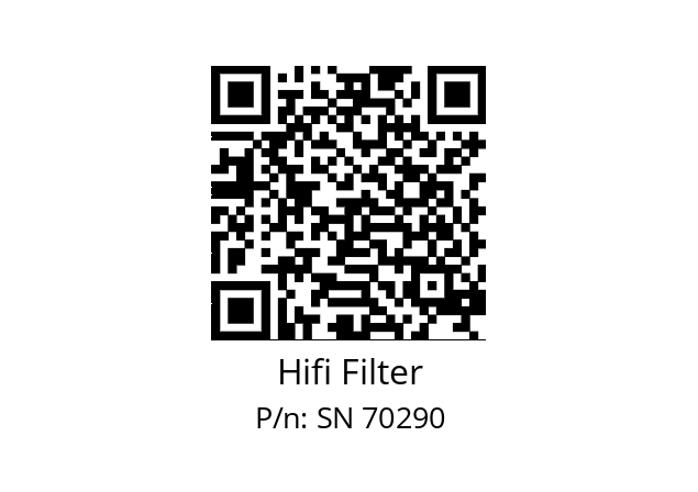   Hifi Filter SN 70290