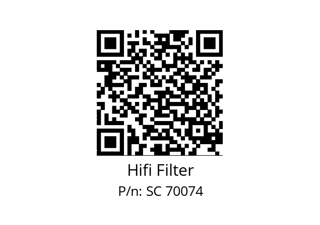   Hifi Filter SC 70074