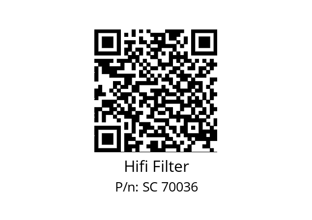   Hifi Filter SC 70036