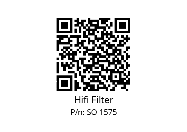   Hifi Filter SO 1575