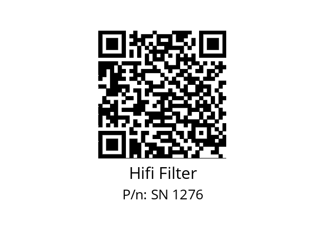   Hifi Filter SN 1276