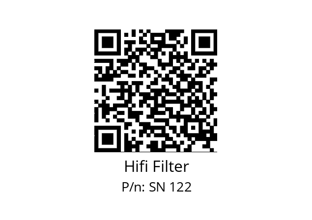   Hifi Filter SN 122