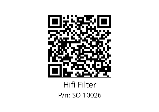   Hifi Filter SO 10026