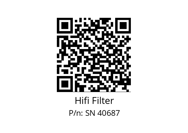   Hifi Filter SN 40687