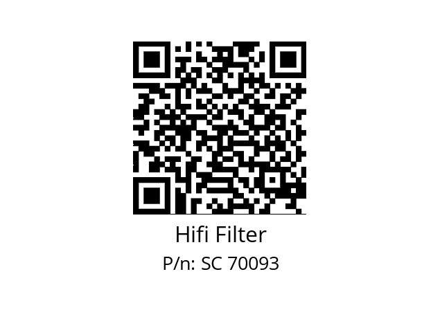   Hifi Filter SC 70093