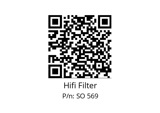   Hifi Filter SO 569