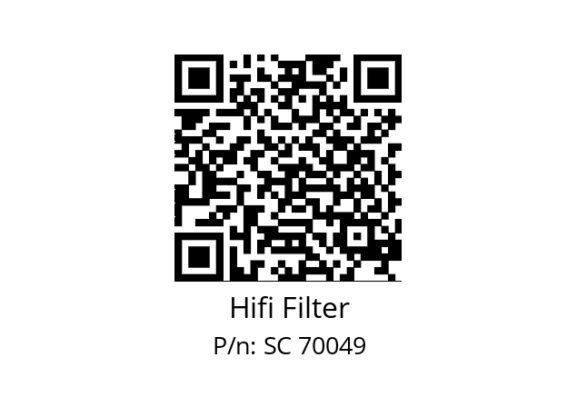   Hifi Filter SC 70049