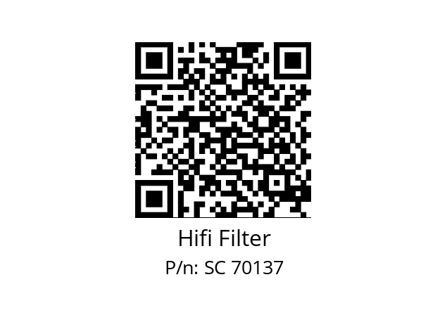   Hifi Filter SC 70137