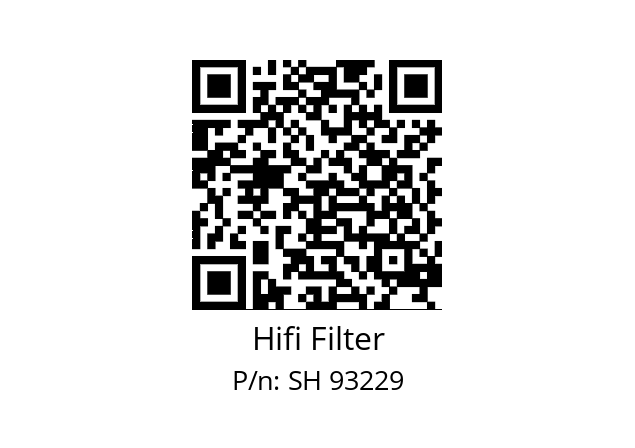   Hifi Filter SH 93229