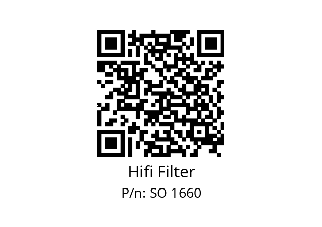   Hifi Filter SO 1660