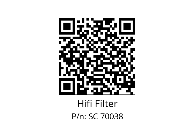   Hifi Filter SC 70038