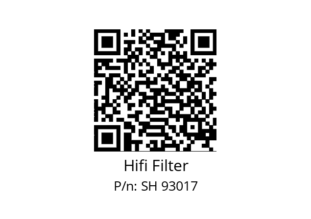   Hifi Filter SH 93017