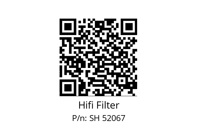   Hifi Filter SH 52067