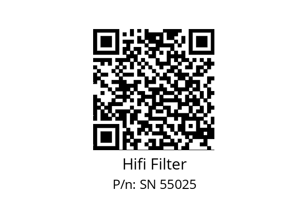   Hifi Filter SN 55025