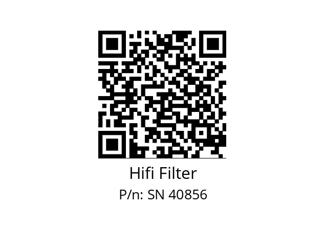   Hifi Filter SN 40856