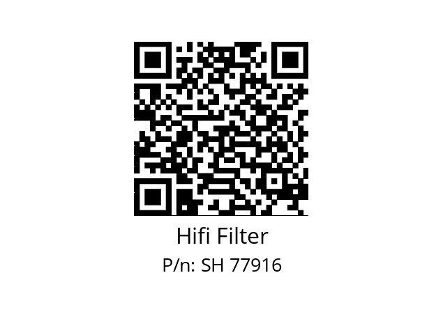   Hifi Filter SH 77916