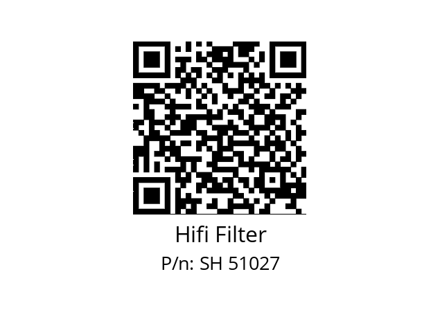   Hifi Filter SH 51027