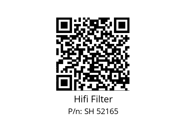   Hifi Filter SH 52165