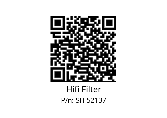   Hifi Filter SH 52137