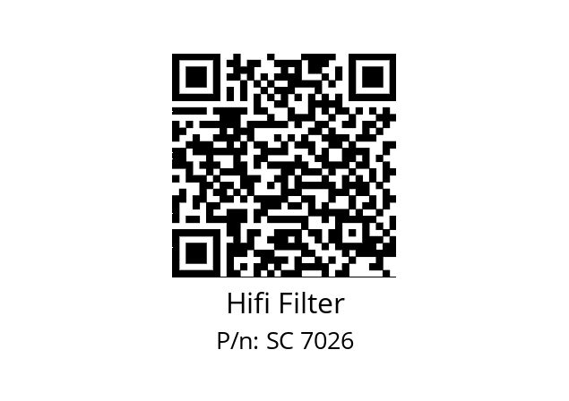   Hifi Filter SC 7026