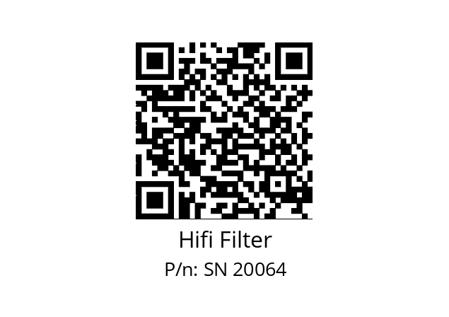   Hifi Filter SN 20064