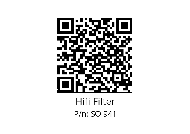   Hifi Filter SO 941