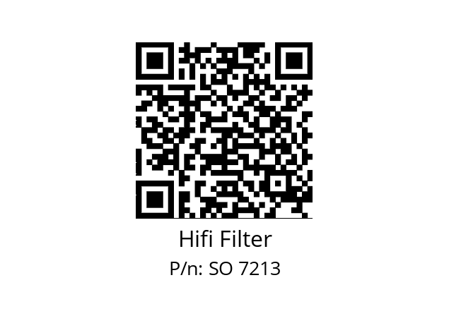   Hifi Filter SO 7213