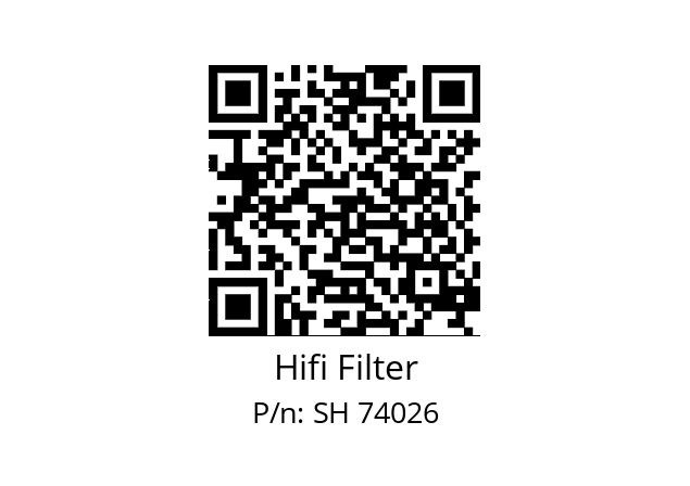   Hifi Filter SH 74026