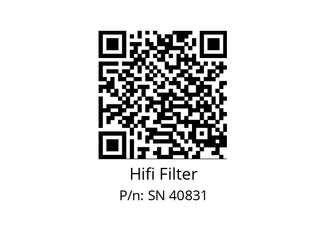   Hifi Filter SN 40831